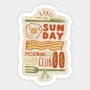 Sunday Club Sticker